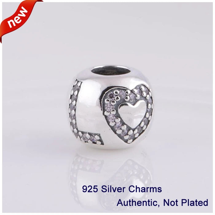 925 Silver Charm Beads Love Amulet for Bracelets & Bangle