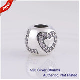 925 Silver Charm Beads Love Amulet for Bracelets & Bangle