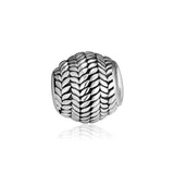 925 Silver Ear of Wheat Charms for Bracelet Beads DIY Jewelry Making