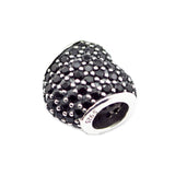 925 Silver Heart Charms Beads For Bracelets Making