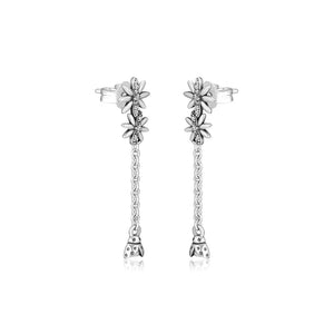 925 Silver Ladybug Stud Earrings for Women