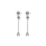925 Silver Ladybug Stud Earrings for Women