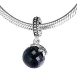 925 Silver Jewelry Moon & Star, Crystal Beads for Bracelets