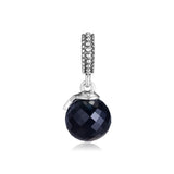 925 Silver Jewelry Moon & Star, Crystal Beads for Bracelets