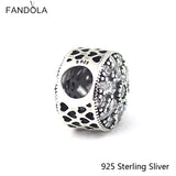 925 Silver Radiant Bloom Charm Bead for Bracelets