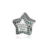 925 Silver Tinkerbell Star Charm Beads DIY Bracelet Making