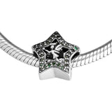 925 Silver Tinkerbell Star Charm Beads DIY Bracelet Making