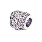 925 Sterling Silver Heart Charms Beads DIY Bracelets Jewelry Making