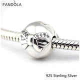 925 Sterling Silver Jewelry Bowknot Women Charms Beads for Bracelets