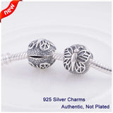 925 Silver Lacewing Butterfly Clips Charms Beads Bracelet Jewelry