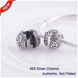 925 Silver Lacewing Butterfly Clips Charms Beads Bracelet Jewelry