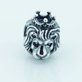 925 Silver Lion Head Charm Bead for Bracelets & Bangle