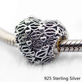 925 Silver Love & Kisses Charm Beads for Bracelets