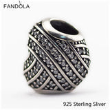 925 Silver Heart Charms Beads For Bracelets Bangle DIY Jewelry