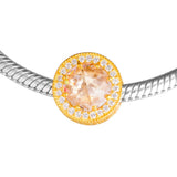 925 Sterling Silver Radiant Hearts Charms Beads for Bracelets