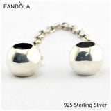 925 Silver Safety Chain Charms for Bracelet & Bangle DIY Jewelry
