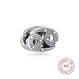 925 Silver Cancer Zodiac Charm for Bracelet