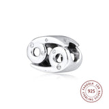 925 Silver Cancer Zodiac Charm for Bracelet