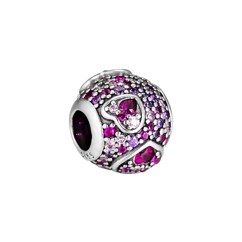 Hearts of Love Charm Bead for Bracelets