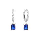 925 Sterling Silver Sparkling Hoop Earrings for Women