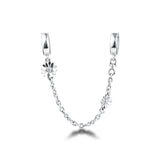 Safety Chain 925 Silver Beads for Moments Bracelet DIY