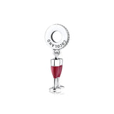 925 Sterling Silver Twins Love Goblet Dangle Charm DIY
