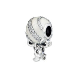 Christmas Charm Bead for Bracelets Silver Jewelry DIY Beads