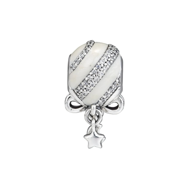 Christmas Charm Bead for Bracelets Silver Jewelry DIY Beads