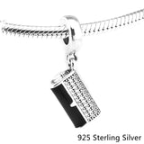 Sterling Silver Charms Bracelet Making Clutch Bag Enamel Charms Beads