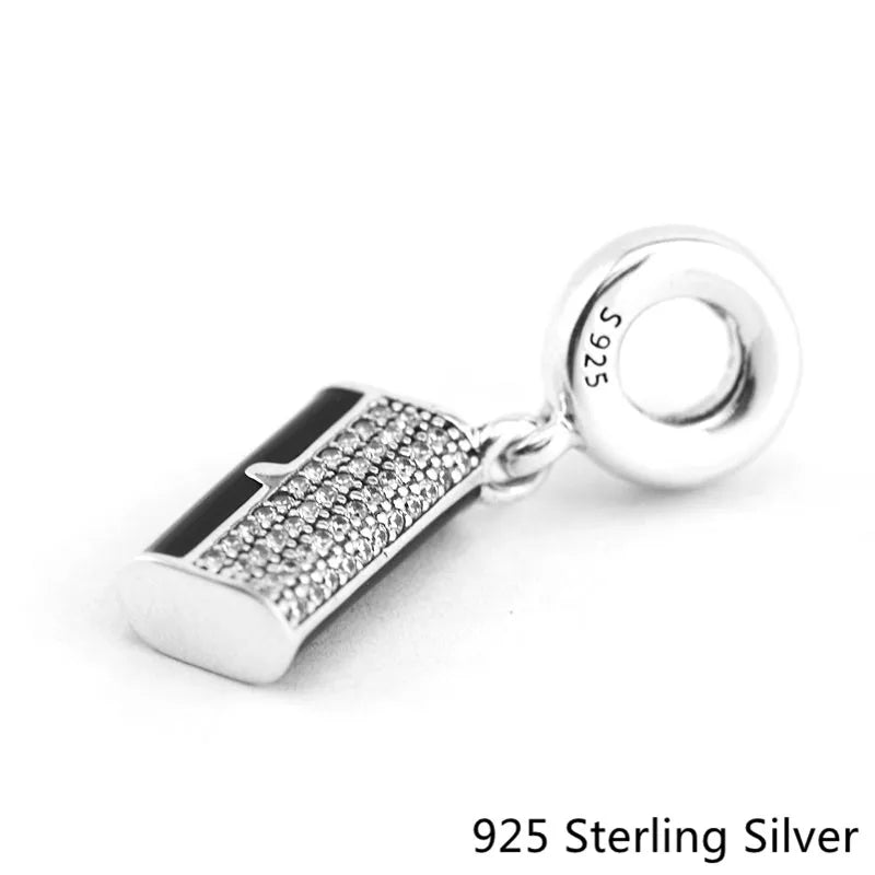 Sterling Silver Charms Bracelet Making Clutch Bag Enamel Charms Beads