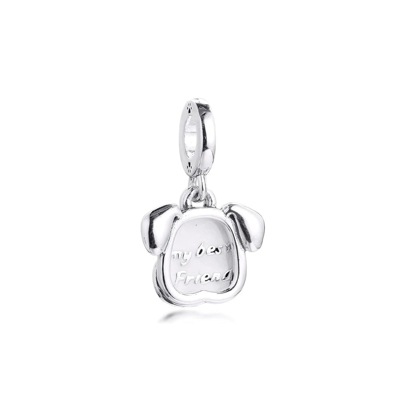 925 Sterling Silver Crown Graduation Frog Car Charms Beads