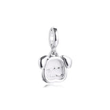 925 Sterling Silver Crown Graduation Frog Car Charms Beads
