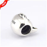 925 Silver Cat Charm Bead for Bracelets, Jewelry Making