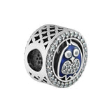 Owl Bead Charms for Bracelet Making with 925 Sterling Silver Jewelry