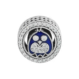 Owl Bead Charms for Bracelet Making with 925 Sterling Silver Jewelry