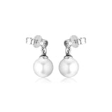 Swirling Chandeliers Stud Earrings 925 Silver Jewelry Women Brincos