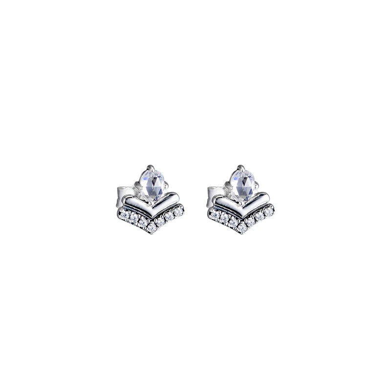 Classic Wishes Stud Earring 925 Sterling Silver Jewelry
