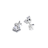 Classic Wishes Stud Earring 925 Sterling Silver Jewelry