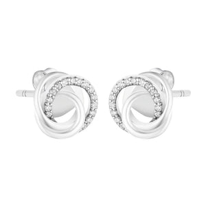 925 Sterling Silver Family Stud Earrings for Women