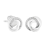 925 Sterling Silver Family Stud Earrings for Women