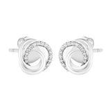 925 Sterling Silver Family Stud Earrings for Women