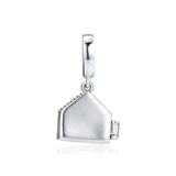 925 Silver Mom's House Dangle Charms Beads for Jewelry Making