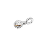 925 Silver Durian Fruit Dangle Charm for Bracelet DIY Jewelry