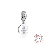 925 Silver Bracelet with Stars & Enamel Charms for Jewelry Making