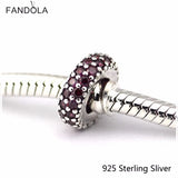 Red Charms 925 Sterling Silver Beads Jewelry Making Fits For Bracelets