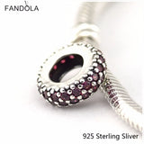 Red Charms 925 Sterling Silver Beads Jewelry Making Fits For Bracelets