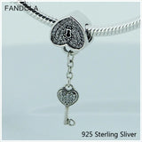 Love Charms 925 Silver Beads for Bracelets
