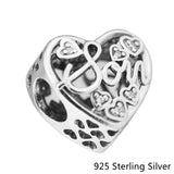 Mother & Son Bond Charms 925 Sterling Silver Beads for Bracelets & Bangle