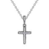 Silver 925 Cross Pendant Charm Bracelet Bangle Sterling Silver