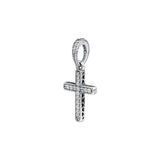 Silver 925 Cross Pendant Charm Bracelet Bangle Sterling Silver